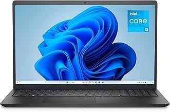 Inspiron 3530 Laptop - 15.6-inch FHD (1920x1080) Display, Intel Core i3-1305U Processor, 8GB DDR4 RAM, 512GB SSD, Intel UHD Graphics, Windows 11 Home, Onsite Service - Carbon Black