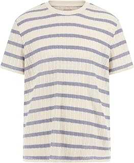 Men's Short Sleeve Elon Textured Crew