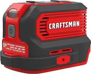 V20 Charger, Power Inverter, Charging Ports for Type-C, Type-A, and AC, 150 Watts, Bare Tool Only (CMCB1150B)