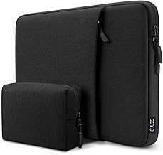 Laptop Case 16 Inch,16 Inch Laptop Sleeve for 16 Inch Notebook MacBook Pro 16 Lenovo ThinkBook/IdeaPad/ThinkPad HP Dell Acer ASUS etc Waterproof Computer Sleeve with Pocket & Accessory Bag-Black
