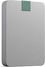 Ultra Touch HDD 5TB External Hard Drive - 15mm, Pebble Grey, Post-Consumer Recycled Material, 6mo Dropbox and Mylio, Rescue Services (STMA5000400)
