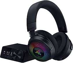 Kraken V4 Pro Wireless Gaming Headset: OLED Control Hub - HD Haptics - 2.4GHz Wireless - Bluetooth - USB - 3.5 mm - Super Wideband Mic - For PC, Mac, PS5, Nintendo Switch, Steam Deck, Smartphone