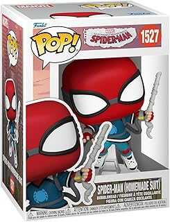 Pop! Marvel: Friendly Neighborhood Spider-Man - Spider-Man (Homemade Suit) - Collectable Vinyl Figure - Gift Idea - Official Merchandise - Toys for Kids & Adults - Cartoons Fans