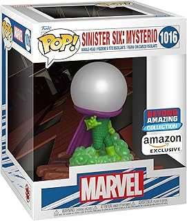 Pop Deluxe: Marvel Sinister 6 - Mysterio Figure 4 of 7 - Marvel Comics - Amazon Exclusive - Collectable Vinyl Figure - Gift Idea - Official Merchandise - Toys for Kids & Adults