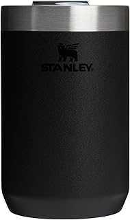 Everyday Camp Cup 12 oz | Drink Through Lid | Cup for Coffee, Tea and Drinks | Insulated Stainless Steel | BPA-Free | Black 2.0