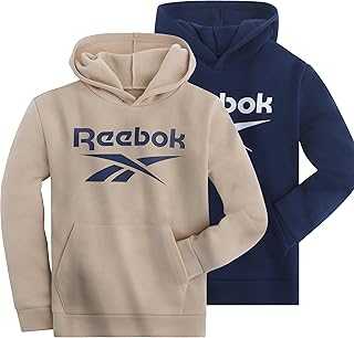 Boys Fashion Hoodie Sweatshirts 2 Pack Fleece Hoodies for Boys Size 8-20