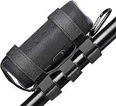 Golf Cart Speaker Mount, PU Leather Adjustable Strap Speaker Holder for Bike/ATV/UTV/Boat Railing, Non-slip Waterproof Speakers Strap for Bluetooth Wireless Speakers, Compatible with JBL Bose UE Boom