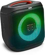 PartyBox Encore Essential 2 - Portable Battery-Powered Party Speaker with AI Sound Boost, Up to 15 Hours of Play time, IPX4 Splash Proof, and Multi-Speaker Connection by Auracast (Black)