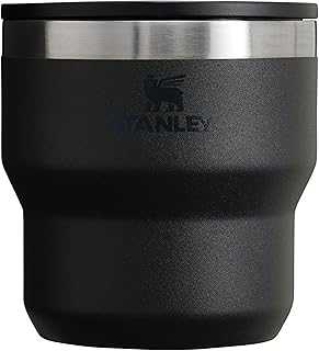 Stay-Hot Stacking Camp Cup 10 oz | Press In Drink Through Lid | Cup for Coffee, Tea and Drinks | Insulated Stainless Steel Coffee Mug | BPA-Free