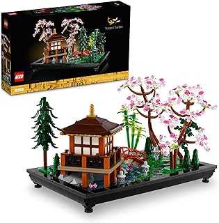 Icons Tranquil Garden Building Set - Detailed Japanese Zen Garden DIY Kit for Adults, Ages 18+ - Gift for Graduation - Building Block Set for Home Decor - 10315