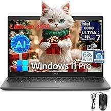 Latitude 3550 15 Laptop, 15.6" FHD Computer, Intel 12-Core Ultra 7 155U (Beat i7-1355U), 32GB DDR5 RAM, 1TB PCIe SSD, WiFi 6, USB 4, HDMI, Backlit Keyboard, Fingerprint Reader, Windows 11 Pro