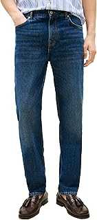 Slim Straight Fit Stretch Jeans for Men