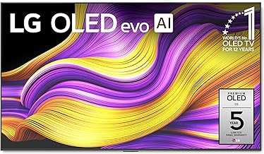 65-Inch Class OLED evo AI 4K G5 Series Smart TV w/Dolby Atmos, Dolby Vision, HDR10, AI Super Upscaling 4K, Filmmaker Mode, Wow Orchestra, Alexa Built-in (OLED65G5WUA, 2025)