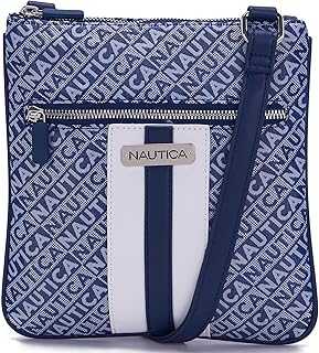 Lakeside Signature Jaquard North South Crossbody Bag