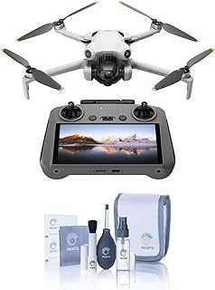 Mini 4 Pro (DJI RC 2), Folding Mini-Drone with 4K HDR Video Camera for Adults, Under 0.549 lbs/249 g, 34 Mins Flight Time, 20 km Max Video Transmission Distance, Omnidirectional Vision Sensing