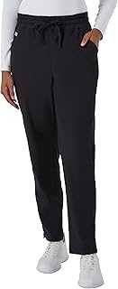 Womens Comfort Fit Scrub Pants, Moisture-Wicking Healthcare Scrubs for Women, 3 Pockets