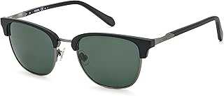 Men's FOS 2113/G/S Rectangular Browline Sunglasses 51MM