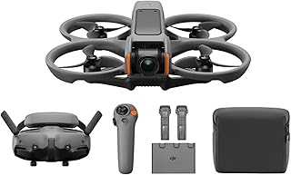 Avata 2 Fly More Combo (3 Batteries), FPV Drones with Camera for Adults 4K, Immersive Experience, One-Push Acrobatics, Built-in Propeller Guard, 155° FOV, Drone Compliant with FAA Remote ID