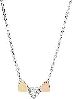 Women's Sterling Silver or Silver-Tone Stainless Steel Pendant Chain Necklace for Women