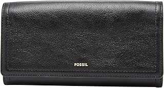 Women's Logan Leather RFID-Blocking Flap Clutch Wallet for Women