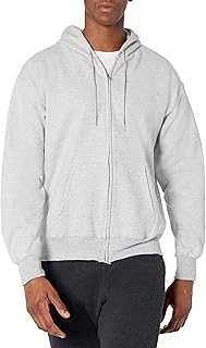 Men's Ultimate Full-Zip Hoodie, Men's Hooded Fleece Sweatshirt with Zipper