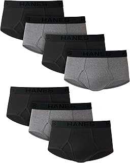 Men's Underwear Briefs Pack, 7-Pack, Moisture-Wicking Underwear for Men, Everyday Briefs