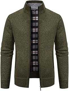 Mens Sweater Cardigan Knitted Long Sleeve Men Sweaters Fall